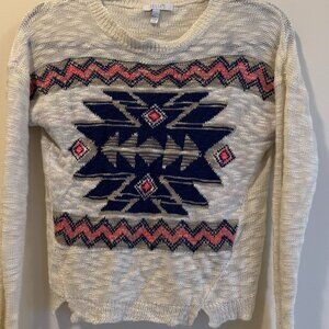 dELiA*s Bohemian Print Sweater